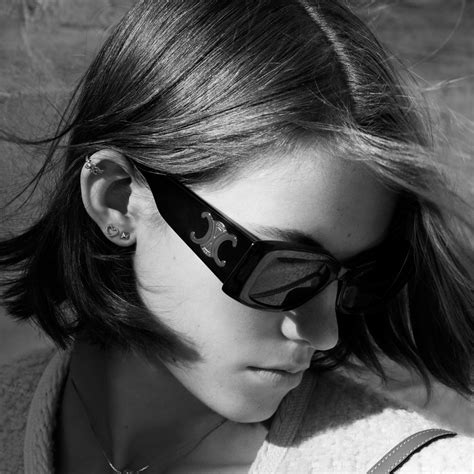 celine triomphe 01 acetate|TRIOMPHE XL 01 SUNGLASSES IN ACETATE .